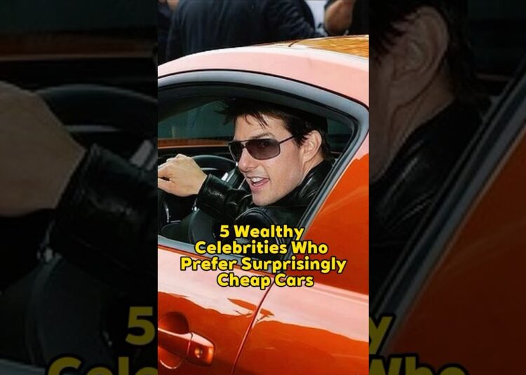 5 Wealthy Celebrities Who Prefer Surprisingly Cheap Cars#celebrity #shorts #fyp #foryou