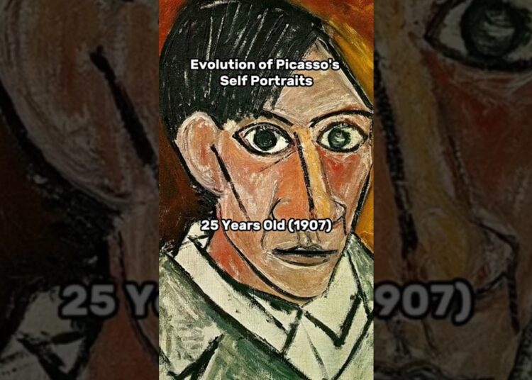 Evolution Of Pablo Picasso’s Self Portraits #art #paintngs