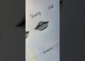 Baby to Old , lips drawing. #howtodraw #art #drawing #artist #shorts