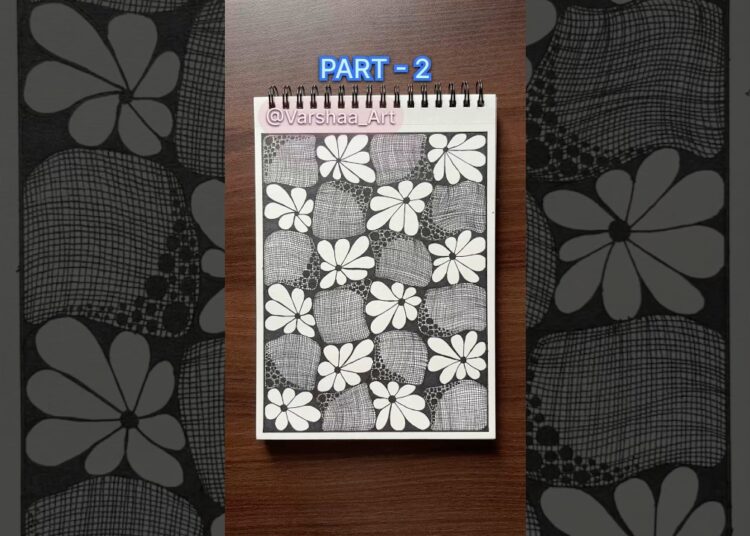 Day 145 – Easy Doodle Art Tutorial #doodle #doodleart #easy #drawing #art #zentangle #zen