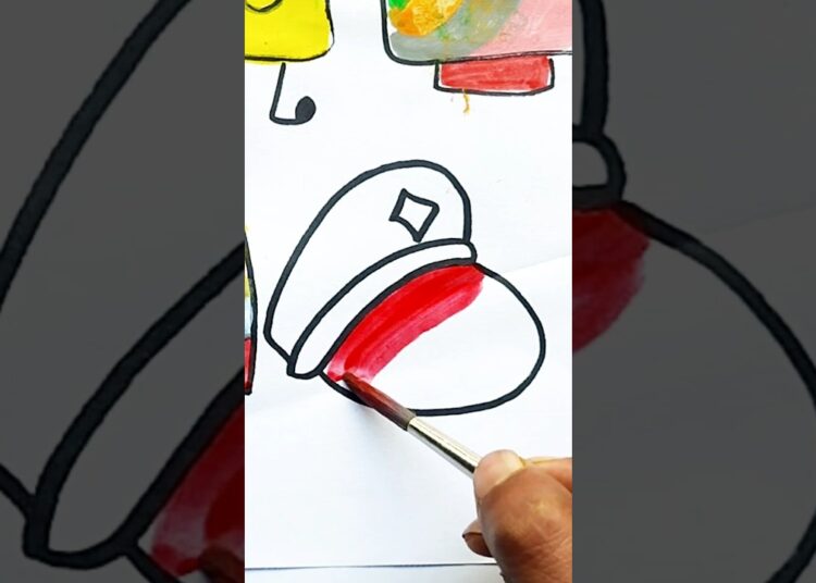 Cap for kids #artist #drawing #shorts #howtodraw #art