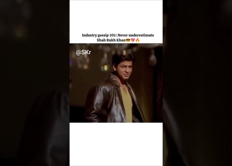 Industry gossip 101: Never underestimate Shah Rukh Khan😎| #short #shortsfeed #youtubeshorts#ytshorts