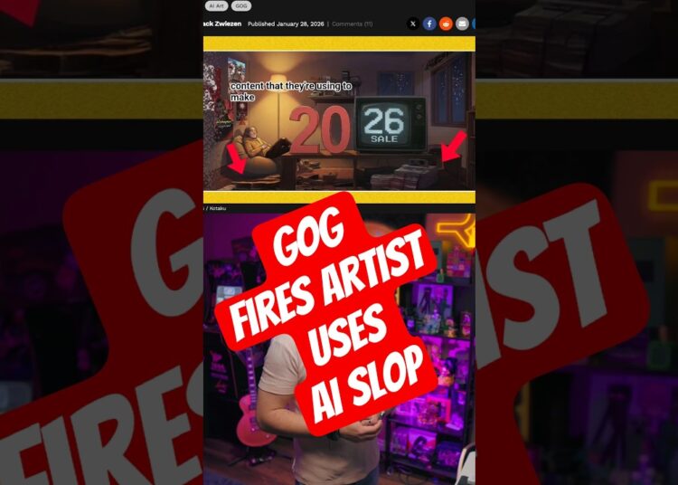 GOG firing artists to use AI slop
