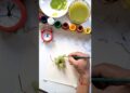 Half Real, Half Painting Grapes 🍇🎨|#grape #fruitart #artbox #art #shorts #trending