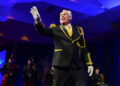 Boreas LXXXVIX Peter Kenefick waves to the crowd after being...