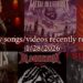 53 new songs/videos recently released – 1/28/2026