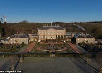 Dumfries House (pictured), a 300-year-old historic country home in Ayrshire, Scotland, is the current home of Charles' charitable organisation The King's Foundation