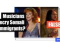 AI-generated content falsely links stars to anti-Somali messages