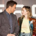 Chris Pratt and Rebecca Ferguson stand next to each other as they pose for photographers.