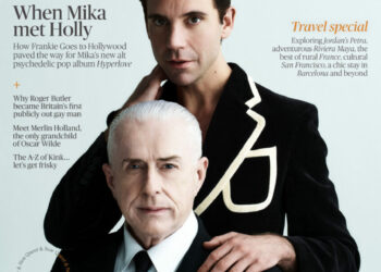 Mika and Holly Johnson on the cover of Attitude