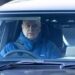 Andrew Mountbatten-Windsor is pictured leaving Royal Lodge alone on Christmas Day