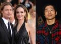 Angelina Jolie, Brad Pitts son makes rare appearance