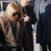 Anna Wintour arrives to attend the funeral of fashion designer Valentino Garavani at the St Mary of Angels Basilica in Rome
