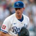 Jun 11, 2025; Kansas City, Missouri, USA; Kansas City Royals pitcher Kris Bubic (50) pitches during the second inning against the New York Yankees  at Kauffman Stadium. Mandatory Credit: William Purnell-Imagn Images