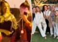 Ashley Tisale and Haylie Duff put on united front for family outing amid toxic mom group drama