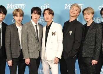 FILE - Korean pop band BTS appears at the 2019 Variety's Hitmakers Brunch in West Hollywood, Calif., on Dec. 7, 2019. (Photo by Richard Shotwell/Invision/AP, File)