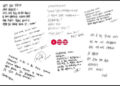 The members also sent handwritten notes to their fanbase ARMY