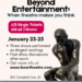 Bear Theatre presents Beyond Entertainment: When Theatre Makes You Think, January 23-25