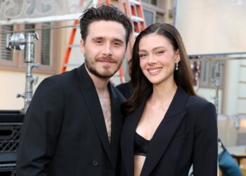 Brooklyn and Nicola Peltz Beckham.