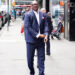 Mathew Knowles before entering 'Good Morning America.'