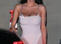 
Stylish couple Kanye West and Bianca Censori are spotted stepping out for a movie date night in Los Angeles. The low key duo were there to watch Sydney Sweeney's latest thriller, 'The Housemaid.'