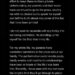 An Instagram story post revealing Brooklyn Beckham's decision to not reconcile with his family.
