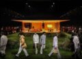 Models wear creations as part of the Louis Vuitton Fall/Winter 2026-2027 Men's collection presented in Paris, Tuesday, Jan. 20, 2026. (AP Photo/Thomas Padilla)