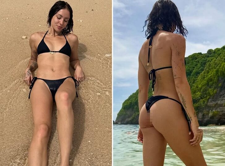 Charly Jordan's Lil' Black Bikini!