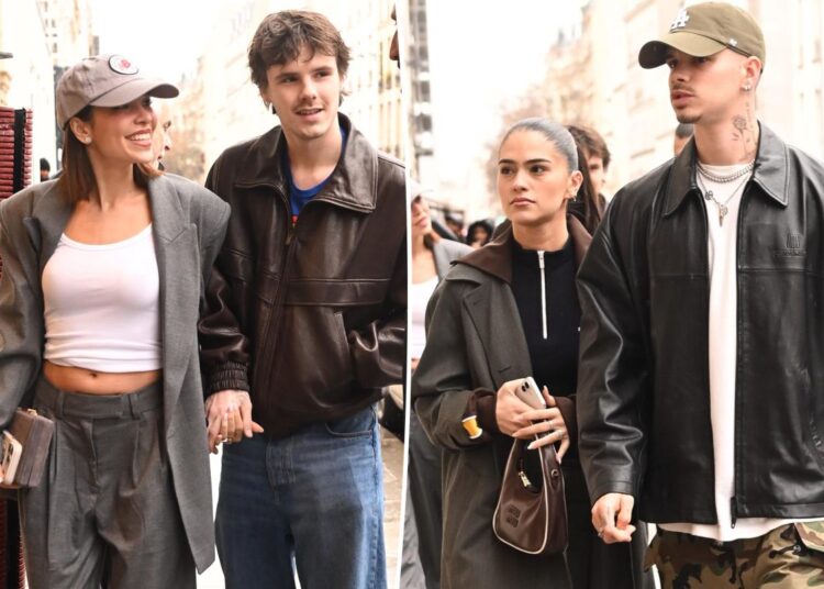 Cruz and Romeo Beckham go on double date as Brooklyn says he never wants reconciliation