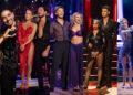 Elaine Hendrix and Alan Bersten; Alix Earle and Val Chmerkovskiy; Robert Irwin and Witney Carson; Jordan Chiles and Ezra Sosa; and Dylan Efron and Daniella Karagach on 'Dancing With the Stars' season 34.