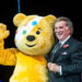 Sir Terry Wogan during filming for Children in Need