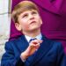 Prince Louis is able to see himself when he's on the balcony with his family.MEGA
