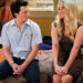 Montana Jordan as Georgie and Emily Osment as Mandy on the set of GEORGIE & MANDY'S FIRST MARRIAGE.