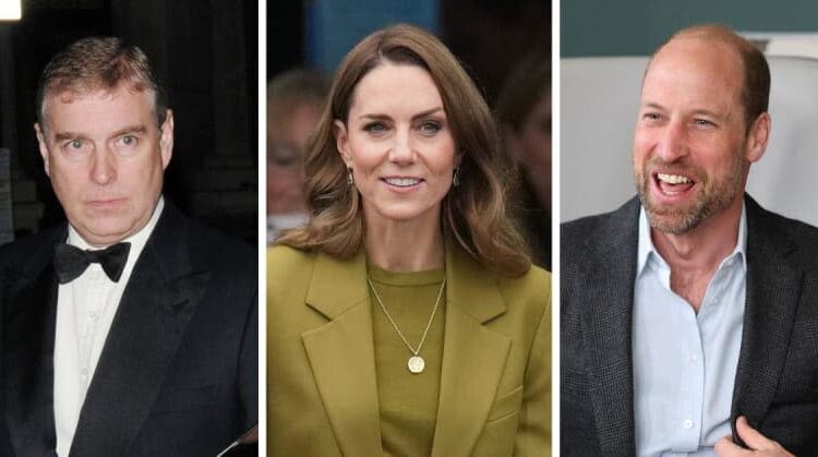 Ex-Prince Andrew believes Prince William's wife, Kate Middleton, is behind his royal exile, an insider claims. MEGA