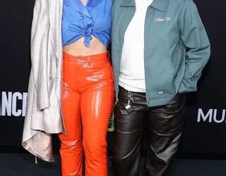 Aliah Anderson/WireImage Kat Cunning and Jules Latimer attend the Los Angeles premiere of
