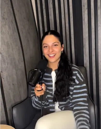 FORMER HOSTAGE Daniella Gilboa previews her new song in an Instagram post, January 25, 2026. (photo credit: Screenshot/Instagram/___daniellagilboa___)