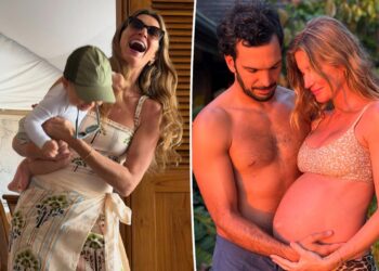 Gisele Bundchen shares photos of baby with Joaquim Valente