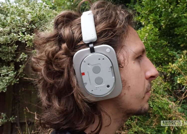 Nothing Headphone (1) being worn