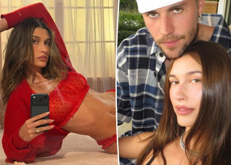 Hailey Bieber denies reposting fan video about 'abuse' in her marriage to 'addict' Justin