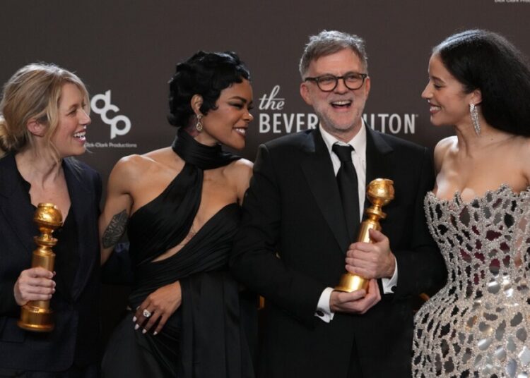 'Hamnet' and 'One Battle After Another' take top honors at Golden Globes