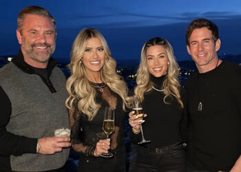 Chris Larocca, Christina Haack, Heather Rae El Moussa and Tarek El Moussa Christina Haack/Instagram