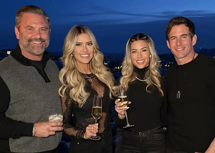 Chris Larocca, Christina Haack, Heather Rae El Moussa and Tarek El Moussa Christina Haack/Instagram