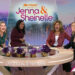 NBC Hoda Kotb and Kathie Lee Gifford pass the wine torch to Sheinelle Jones and Jenna Bush Hager