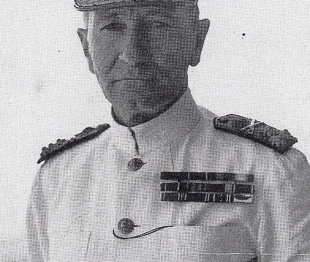 Sir John Cunningham (pictured) was travelling to England via his cruiser HMS Devonshire - tasked with evacuating King Haakon VII and other VIPs after their homeland was invaded by the Nazis