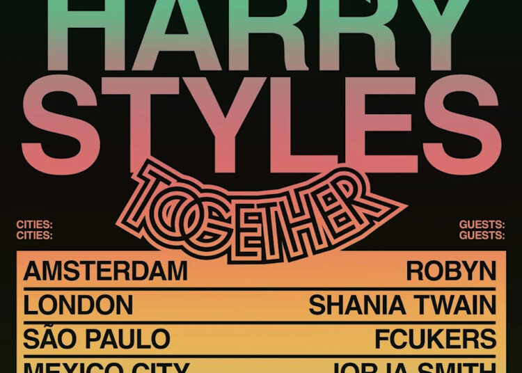 Harry Styles is headed to Amsterdam, London, São Paulo, Mexico City, NYC, Melborune and Sydney this year. (Live Nation)