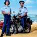 (L-R) Sergeant Mattie Fletcher (CATHERINE GARTON), Sebastian Rose (SHAQUILLE ALI-YEBUAH) in Death in Paradise season 15