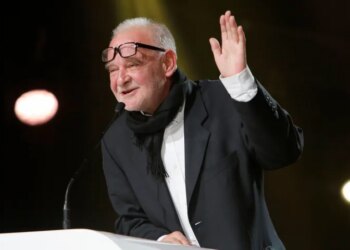 FILE - Jury president Bela Tarr attends the closing ceremony of the the 16th Marrakech International Film Festival in Marrakech, Morocco, Saturday, Dec. 10, 2016. (AP Photo/Abdeljalil Bounhar, File)