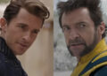 Jonathan Bailey as Fiyero in wicked and Hugh Jackman as Wolverine in Deadpool and Wolverine.