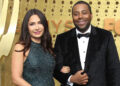 Dan MacMedan/WireImage Christina Evangeline and Kenan Thompson attend the 71st Emmy Awards in 2019