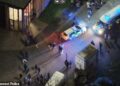 A drone was deployed to assist in tracking down the suspects, resulting in two arrests